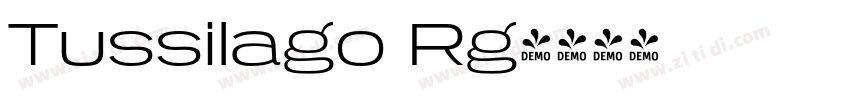 Tussilago Rg字体转换 Tussilago Rg字体转换